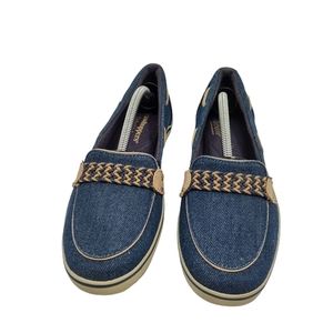 Women's Grasshopper Ortholite Denim Blue Size 7M